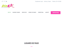Tablet Screenshot of dinexenvios.com